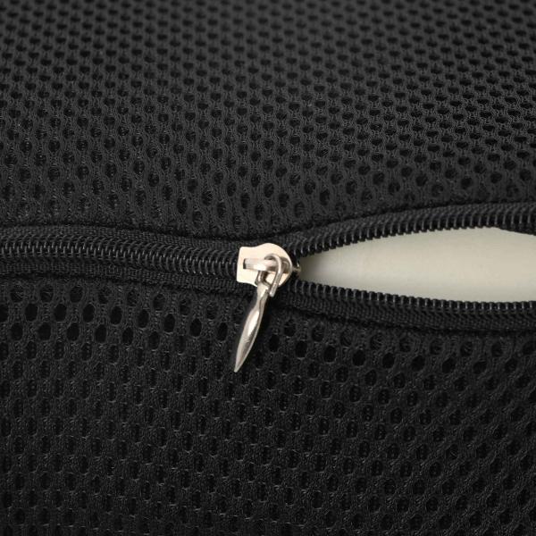 Kopfkissen mit Kissen Schwarz 40 x 40 x 11 cm Mit Netz