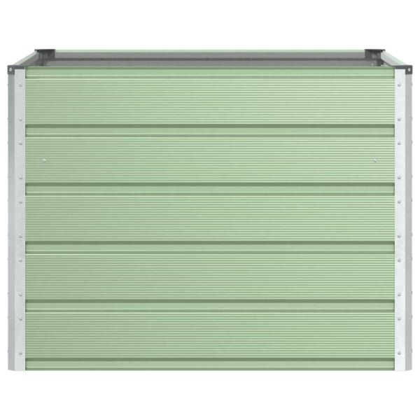 Pflanzkübel Pastellgrün 100 x 100 x 75 cm Stahl