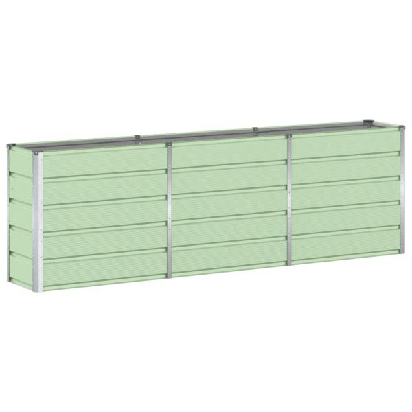 Pflanzkübel Grün 160 x 40 x 75 cm Stahl