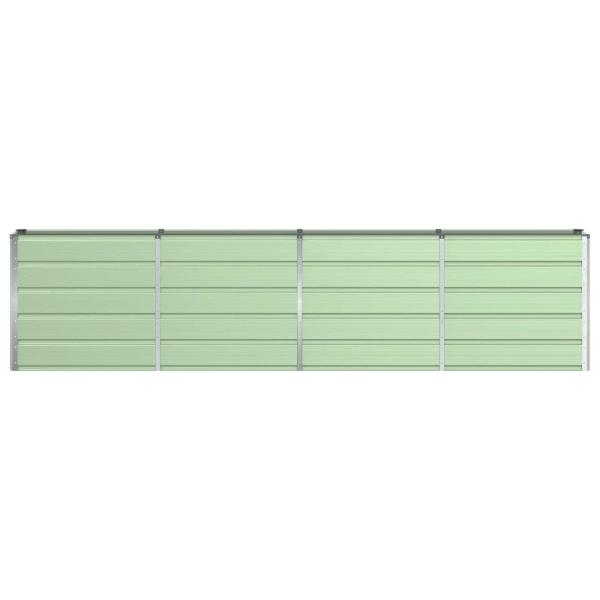 Pflanzkübel Grün 160 x 40 x 75 cm Stahl