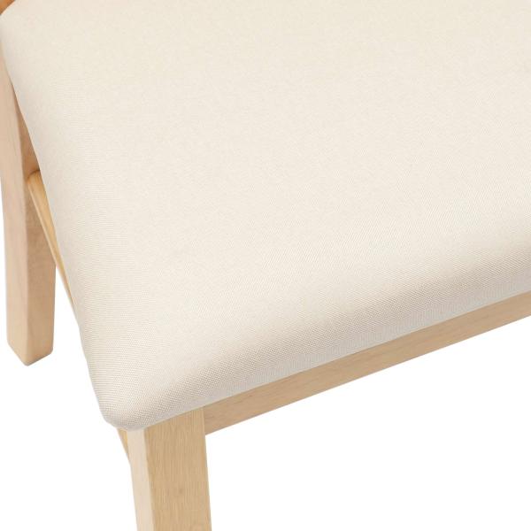 Esszimmerstühle 2 pcs Natur 50 x 52,5 x 91 cm