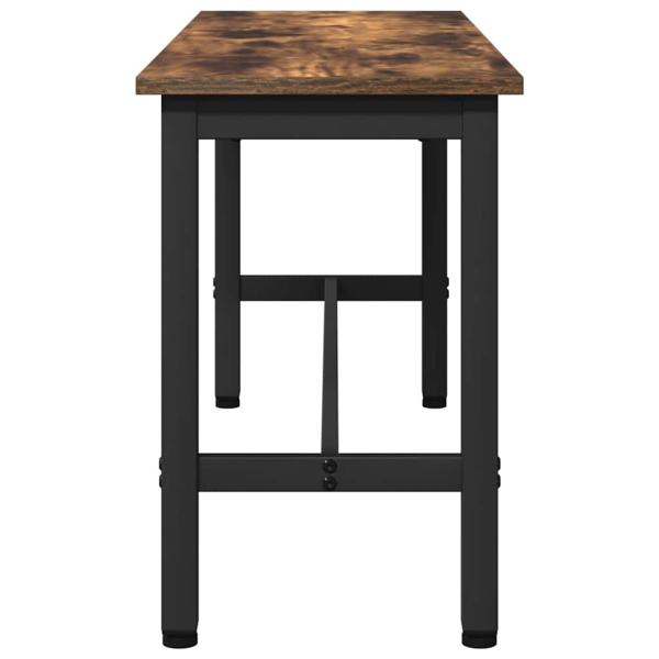 Esstischbank Geräucherte Eiche 100 x 32,5 x 48,5 cm