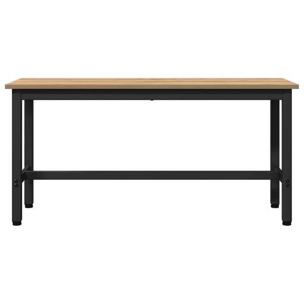 Esstischbank 2 pcs Artisan-Eiche 100 x 32,5 x 48,5 cm