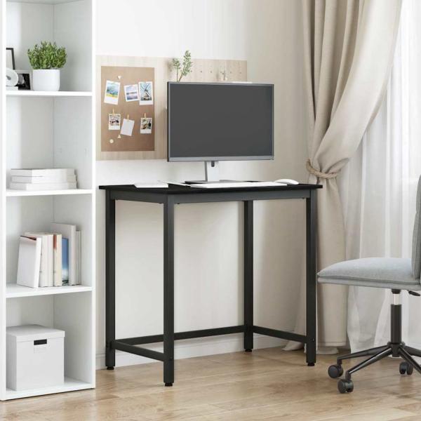 Tisch Schwarz Eichen-Optik 100 x 50 x 76,5 cm