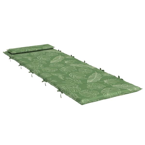Sonnen-Lounger Kissen Grün 180 x 60 x 4 cm Oxford-Stoff