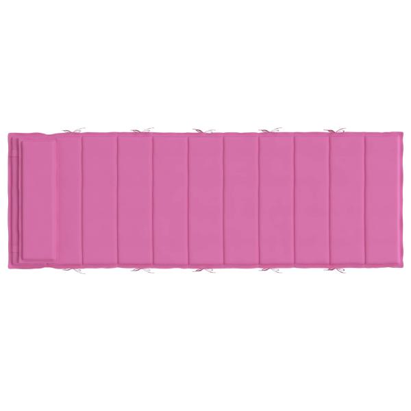 Sonnen-Lounger Kissen Rosa 180 x 60 x 4 cm Oxford-Stoff