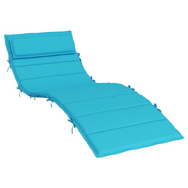 Sonnen-Lounger Kissen Türkis 180 x 60 x 4 cm Oxford-Stoff