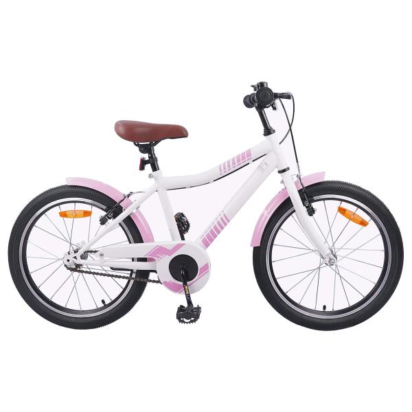 ARDEBO.de - Kinderfahrrad 20 Zoll für 6-11 Jahre alt Hellrosa
