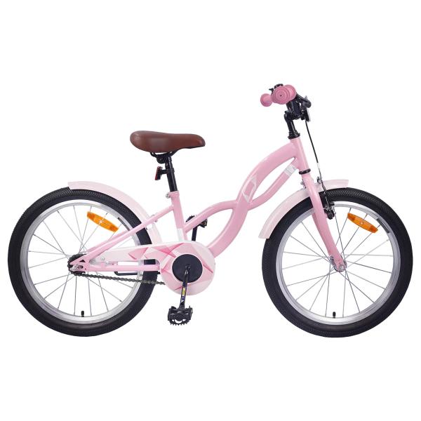 ARDEBO.de - Kinderfahrrad 20 Zoll für 6-11 Jahre alt Hellrosa