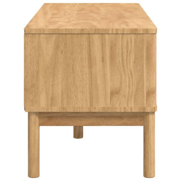 Flurbank Wachsbraun 115 x 40 x 45 cm Massivholz Kiefer