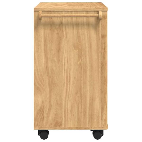 Küchentrolley FLORO Wachsbraun 72,5 x 45 x 80 cm