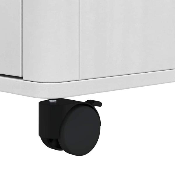 Küchentrolley Weiß 72,5 x 45 x 80 cm Massivholz Kiefer