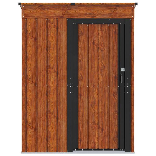 Gartenhütten Braun 137 x 81 x 180 cm Metall