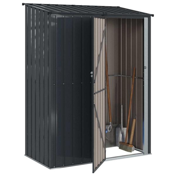 Gartenhütten Anthrazit 153,5 x 86 x 200 cm Metall