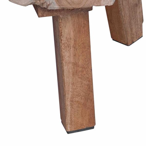 Nachttisch Braun 40 x 40 x 25 cm Massives upgecyceltes Holz