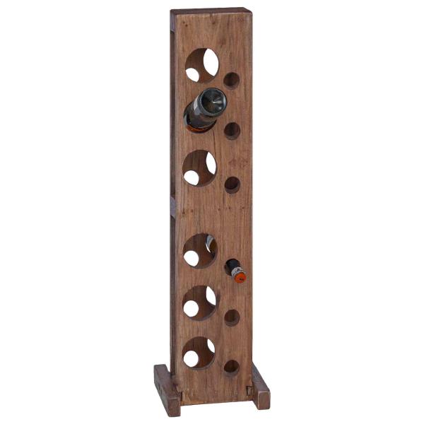 Regal Braun 20 x 25 x 100 cm Massives Mahagoni Holz