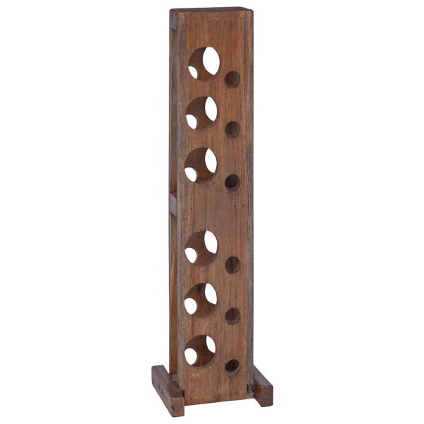 Regal Braun 20 x 25 x 100 cm Massives Mahagoni Holz