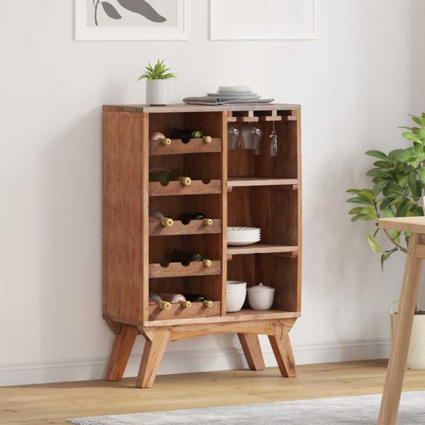 ARDEBO.de - Regal Braun 60 x 30 x 90 cm Massives upgecyceltes Holz