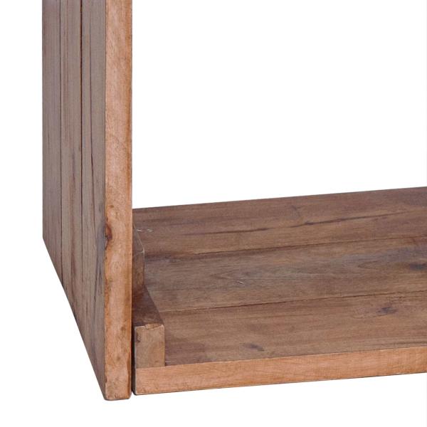 Nachttisch Braun 63 x 30 x 79 cm Massives Mahagoni Holz
