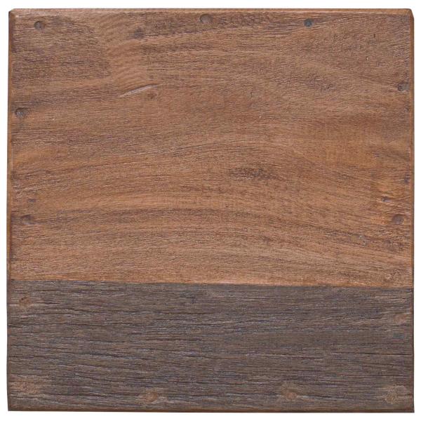 Hocker Natur 29 x 29 x 48 cm Massivholz Altholz