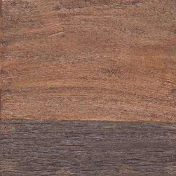 Hocker Natur 29 x 29 x 48 cm Massivholz Altholz