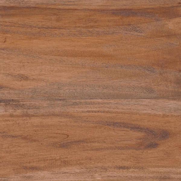 Hocker Natur 30 x 30 x 47 cm Mahagoni Holz