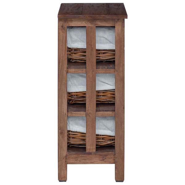 Beistelltisch Braun Massivholz Mahagoni