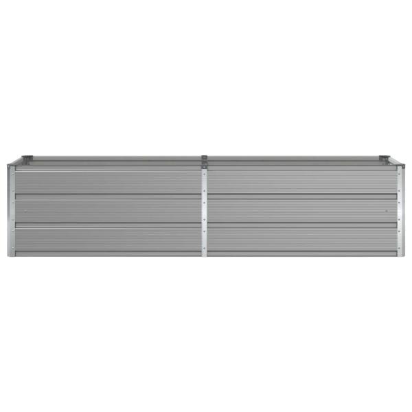 Pflanzkübel Hellgrau 480 x 50 x 45 cm Verzinkter Stahl