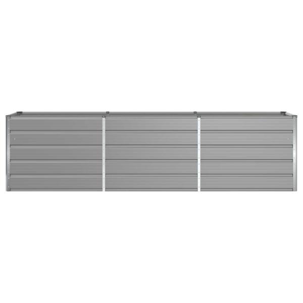 Pflanzkübel Hellgrau 480 x 50 x 45 cm Verzinkter Stahl