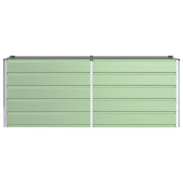 Pflanzkübel Pastellgrün 480 x 50 x 45 cm Verzinkter Stahl