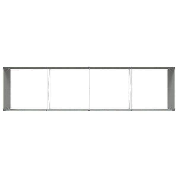 Pflanzkübel Pastellgrün 195 x 100 x 45 cm Verzinkter Stahl