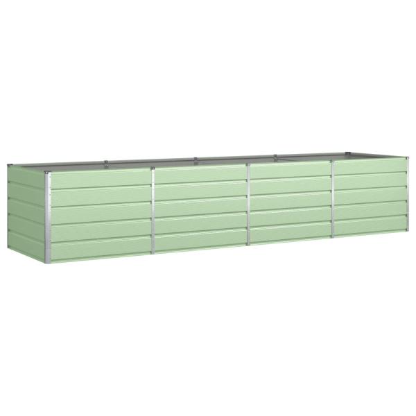 Pflanzkübel Pastellgrün 195 x 100 x 45 cm Verzinkter Stahl