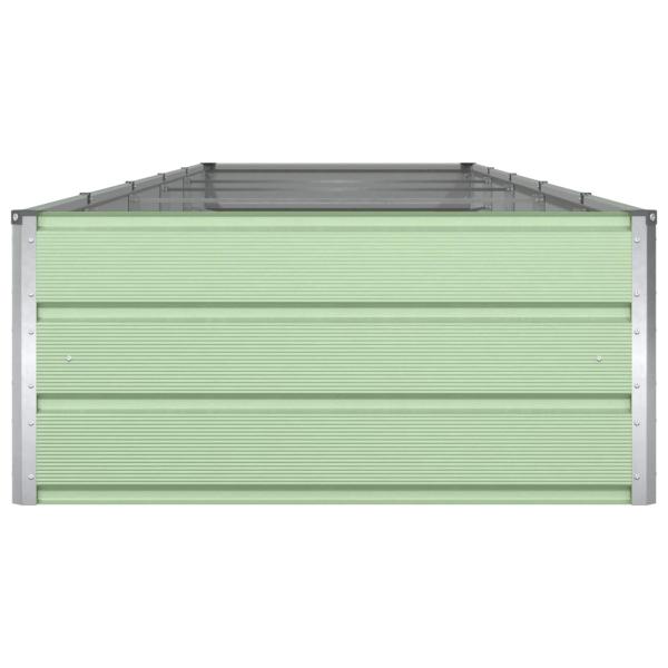 Pflanzkübel Pastellgrün 195 x 100 x 45 cm Verzinkter Stahl