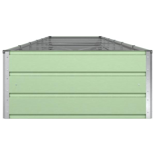 Pflanzkübel Pastellgrün 195 x 100 x 45 cm Verzinkter Stahl