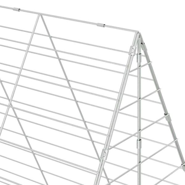 Hasenkäfig Silber 300 x 100 x 210 cm Verzinkter Stahl