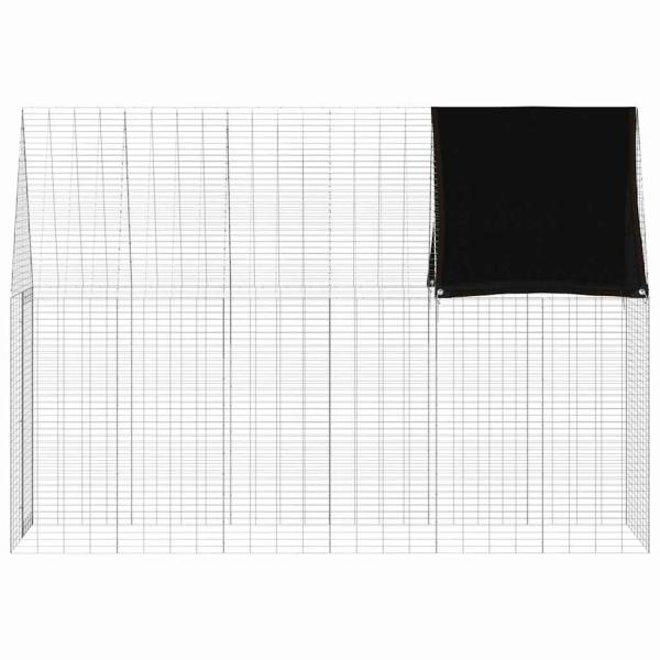 Hasenkäfig Silber 300 x 100 x 210 cm Verzinkter Stahl