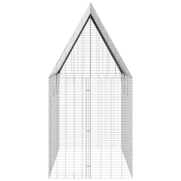 Hasenkäfig Silber 300 x 100 x 210 cm Verzinkter Stahl