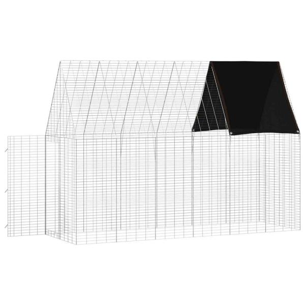 Hasenkäfig Silber 300 x 100 x 210 cm Verzinkter Stahl