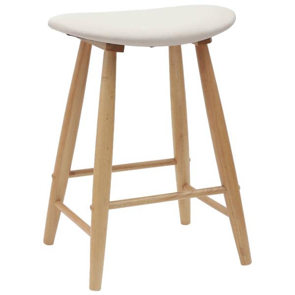 Esszimmerstühle 2 pcs Natur 46 x 37 x 63 cm Massives Gummiholz