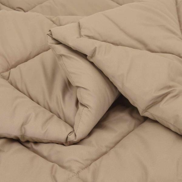 Ganzjahresbettdecke 155 x 220 cm 300 g/m² Taupe