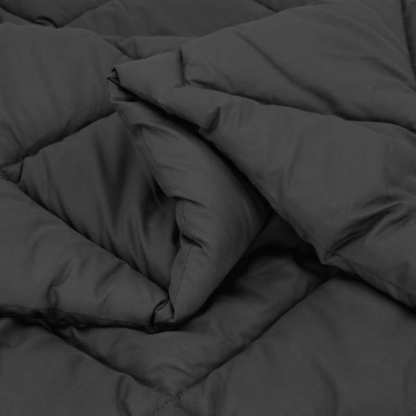 Winterbettdecke 200 x 240 cm 450 g/m² Anthrazit