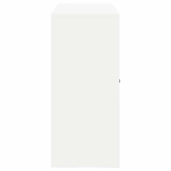 Aufbewahrungsschrank Weiß 90 x 40 x 90 cm Kaltgewalzter Stahl