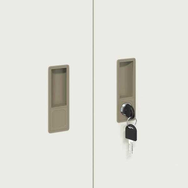 Aufbewahrungsschrank Weiß 90 x 40 x 90 cm Kaltgewalzter Stahl