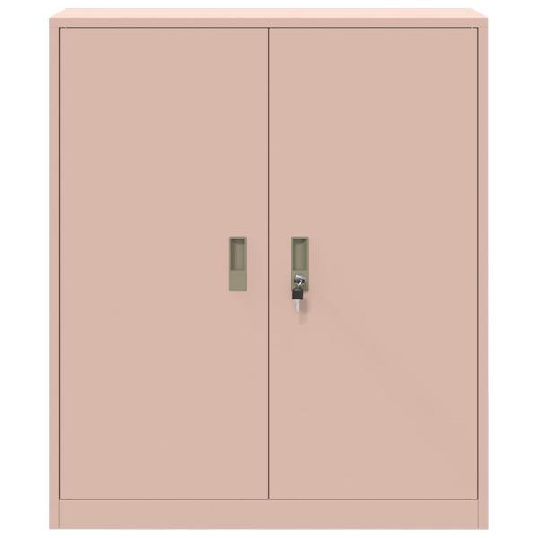 Aufbewahrungsschrank Rosa 90 x 40 x 105 cm Kaltgewalzter Stahl