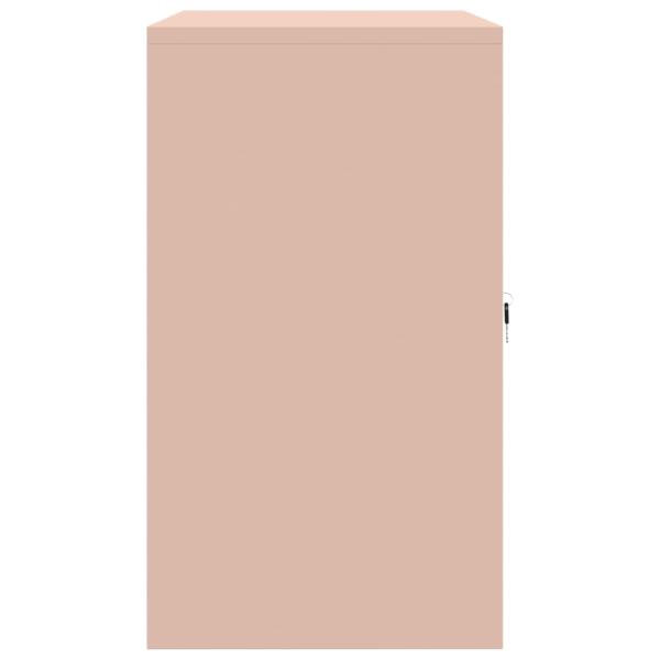 Aufbewahrungsschrank Rosa 80 x 40 x 70 cm Kaltgewalzter Stahl