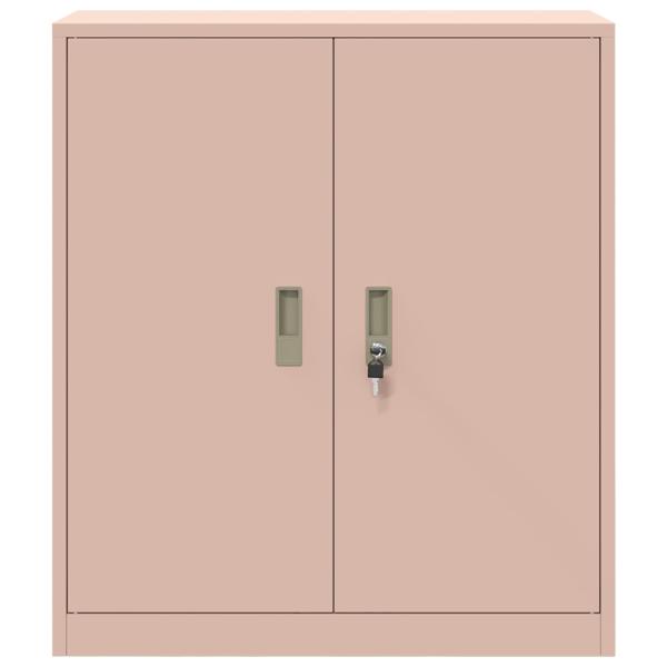 Aufbewahrungsschrank Rosa 80 x 40 x 90 cm Kaltgewalzter Stahl