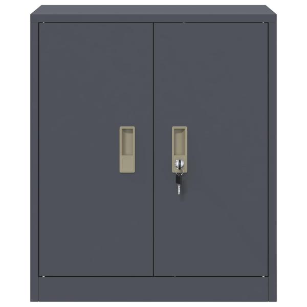 Aufbewahrungsschrank mit Speicher Anthrazit 60 x 40 x 70 cm