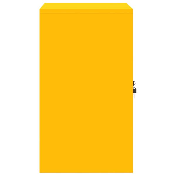 Aufbewahrungsschrank mit Speicher Senfgelb 60 x 40 x 70 cm