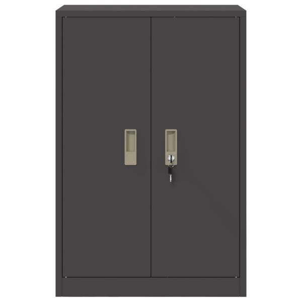 Aufbewahrungsschrank mit Speicher Schwarz 60 x 40 x 90 cm