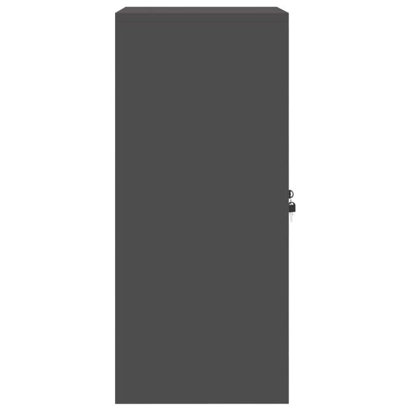 Aufbewahrungsschrank mit Speicher Schwarz 60 x 40 x 90 cm